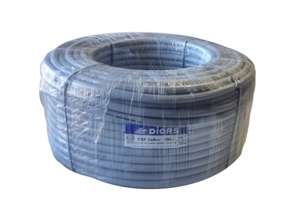 ROLLO 100MTS CABLE 3X6 SUPER PLASTICO FLEX