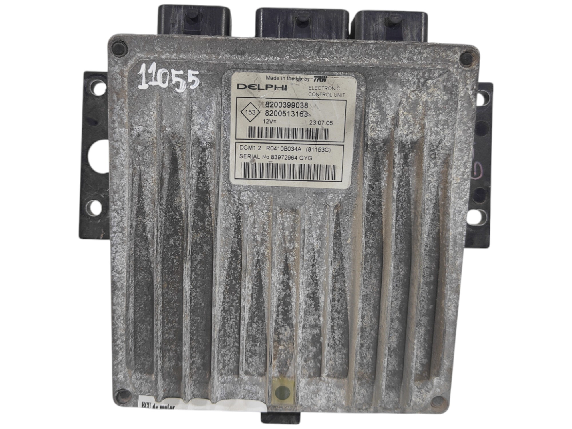 ECU de motor Renault MEGANE II 1.5 DCI 85HP 2005, Ref: 11055-K3C9