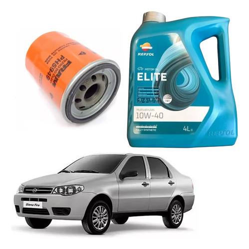 Filtro + Aceite Fiat Siena 1.4 Nafta