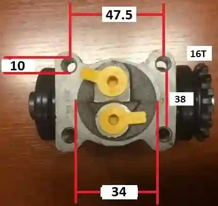 CILINDRO FRENO TRA JMC 1041 (S/PURGADOR) 1 1/16