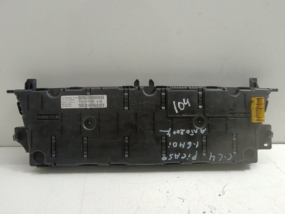Tablero de Instrumentos Citroën C4 Grand Picasso 2006-2013 1.6 HDi FAP 9665499880
