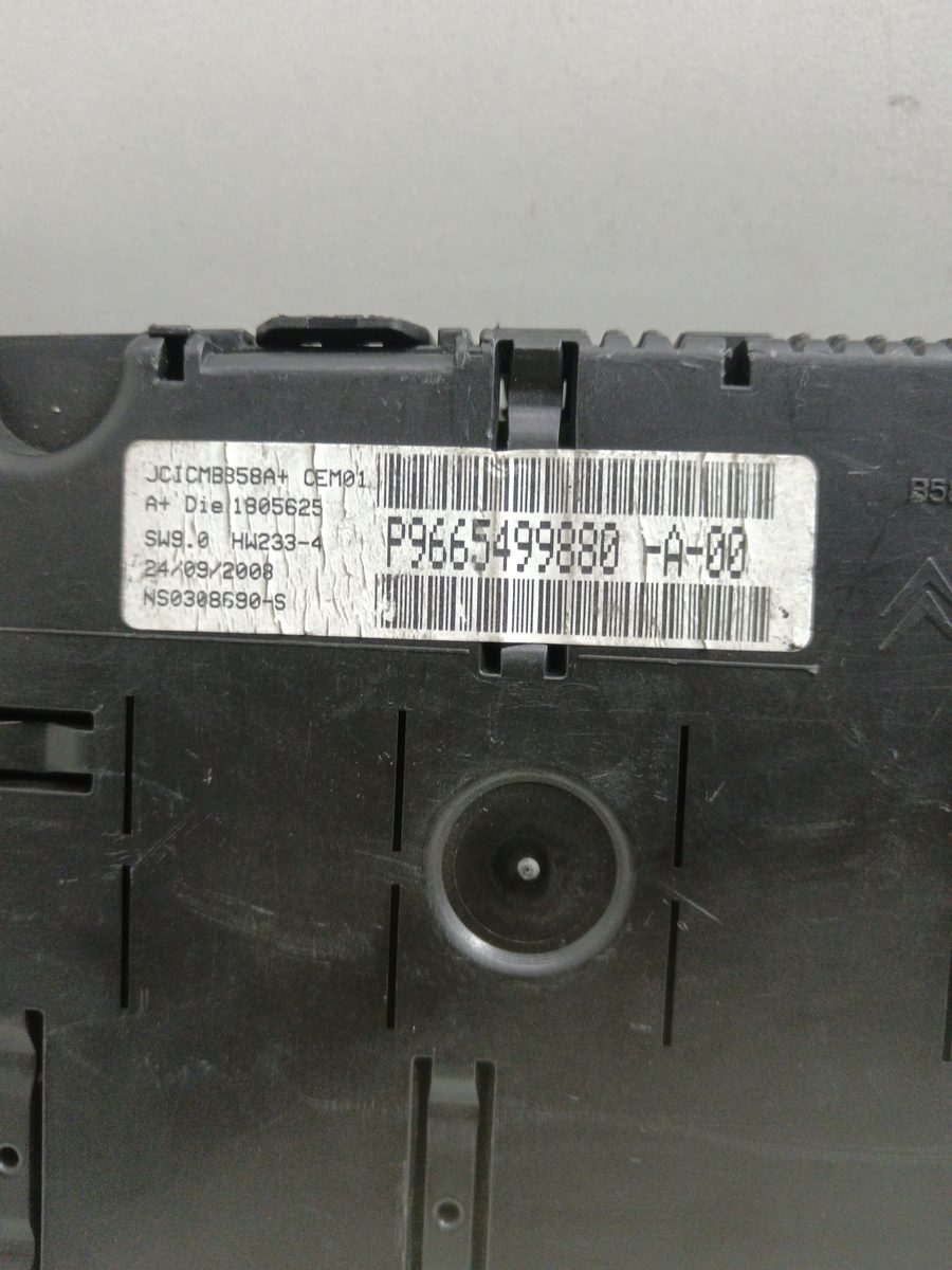 Tablero de Instrumentos Citroën C4 Grand Picasso 2006-2013 1.6 HDi FAP 9665499880