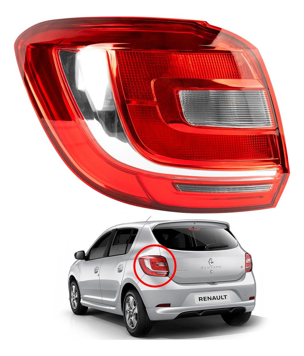 Faro Trasero Renault Sandero Izquierdo 2014 2019