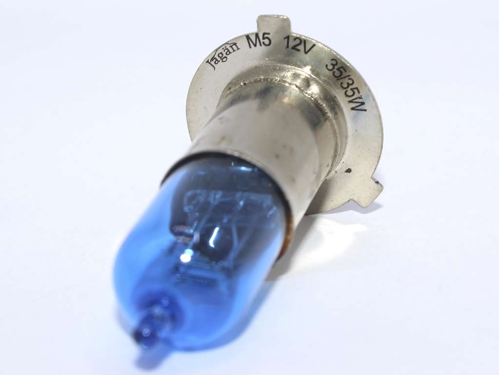 LAMPARA MOTO 12V. 35/35 3P AZUL HALOGE