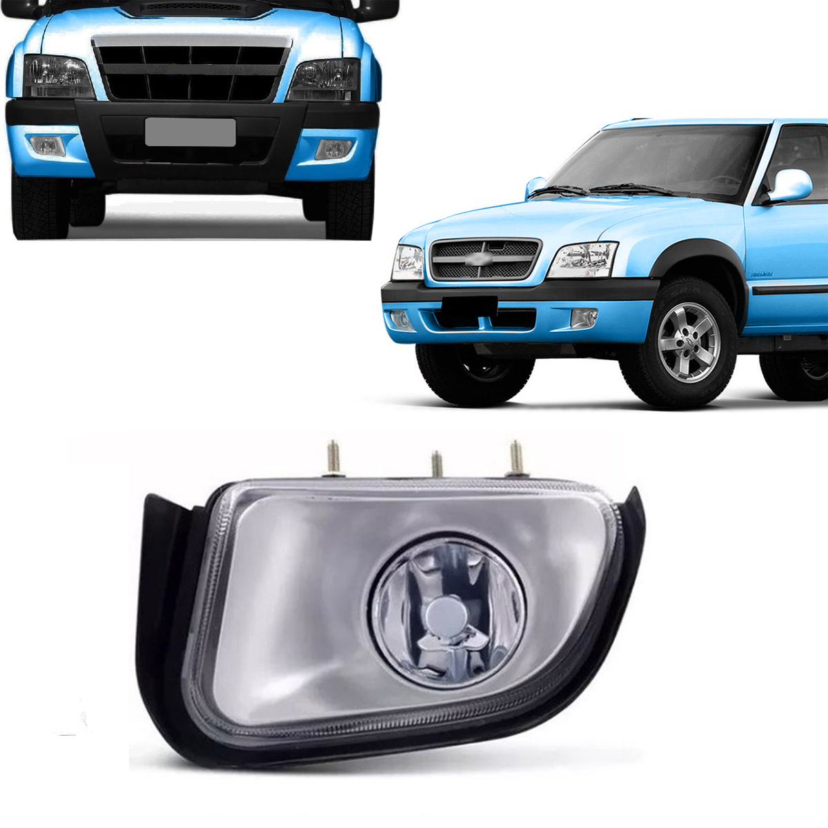 Faro Auxiliar Caminero Izquierdo Chevrolet S10 2001 2012