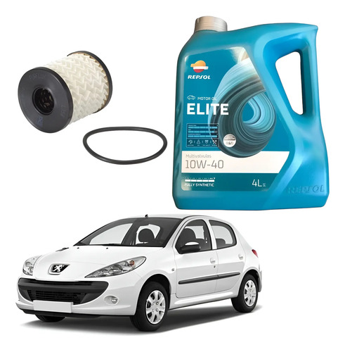 Filtro + Aceite Peugeot 206