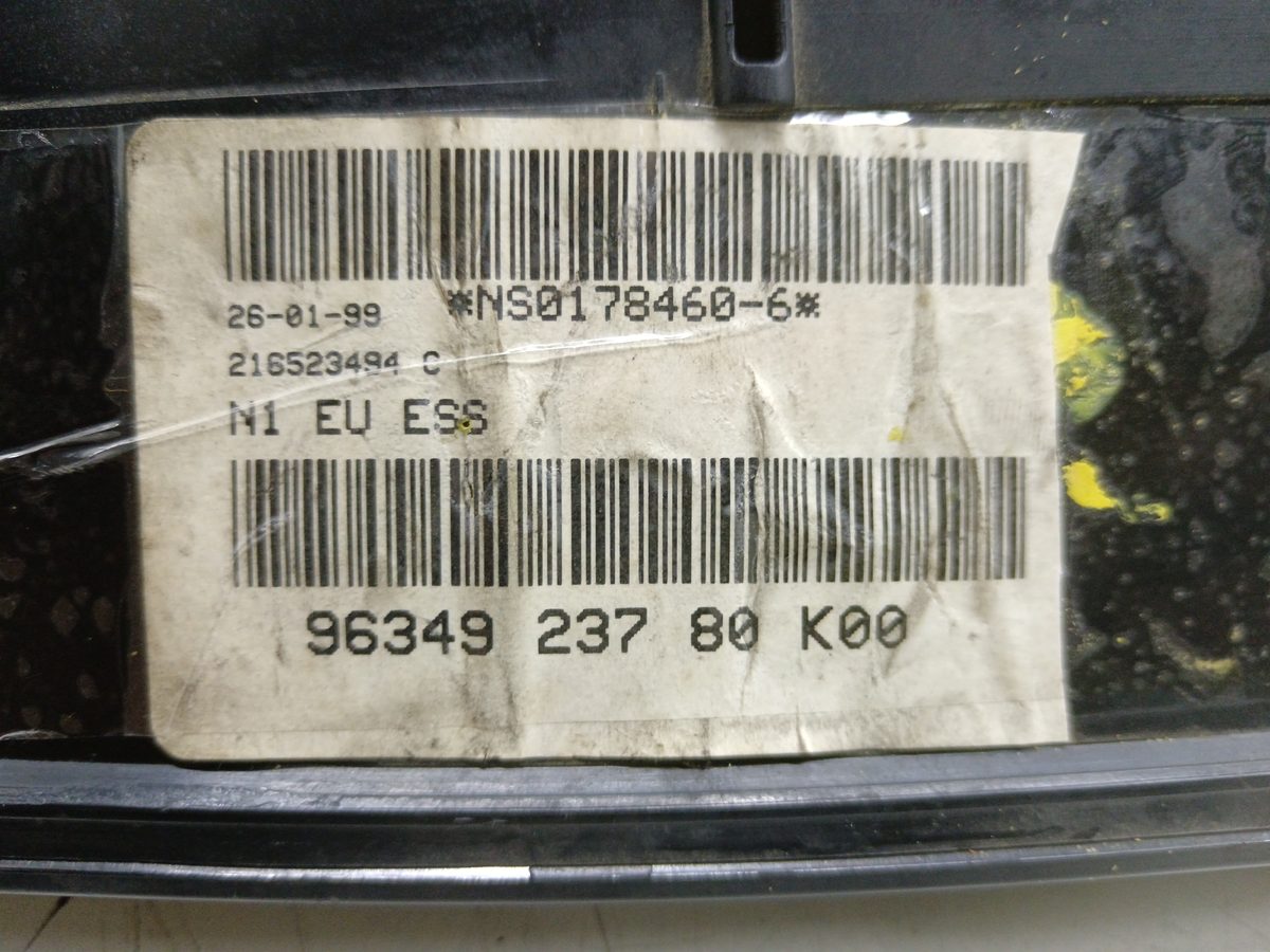 Tablero de Instrumentos Citroën Xantia Berlina 1997-2002 1.9 TD SX 1.9L 66kW 9634923780