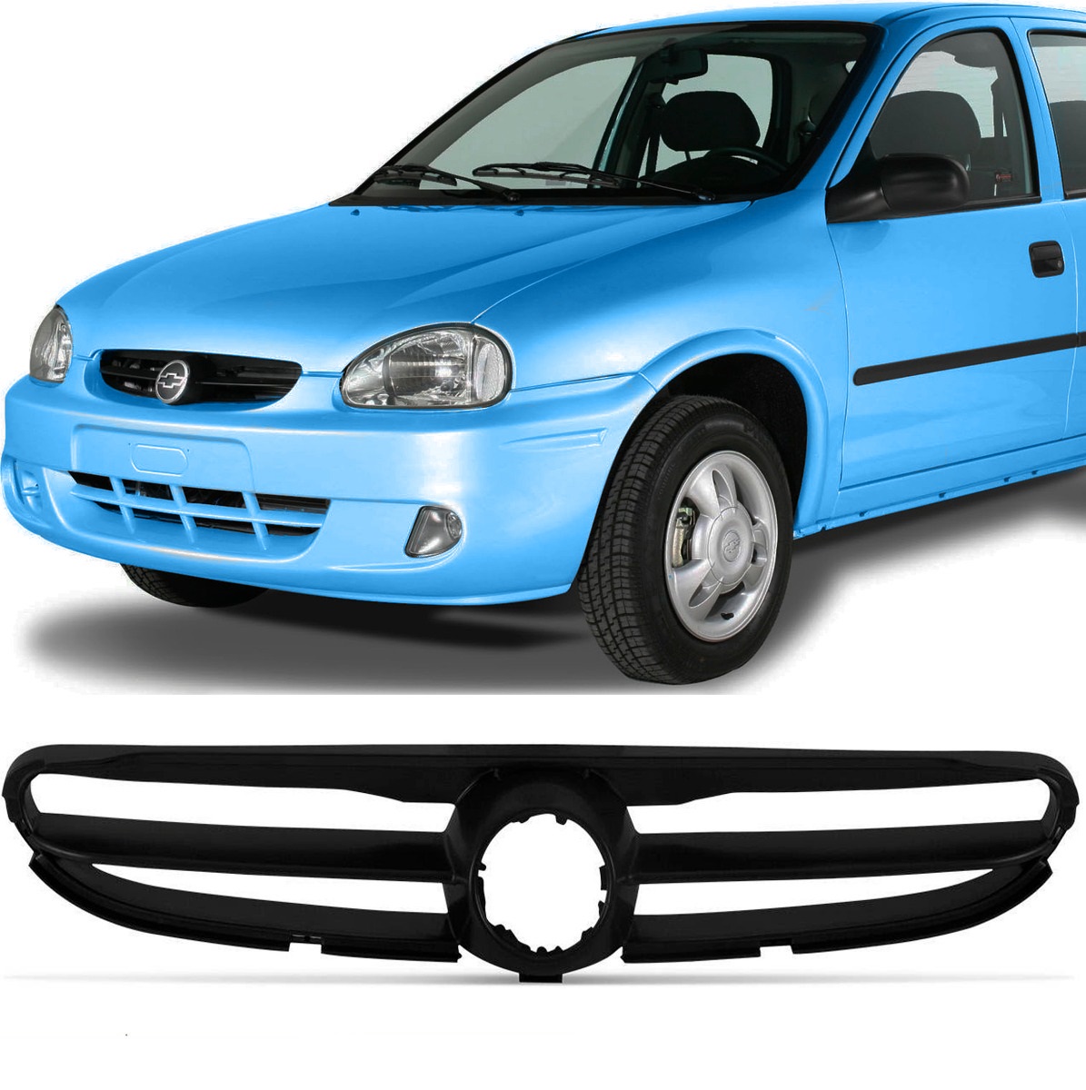 Parrilla frontal Chevrolet Corsa tipo bastón