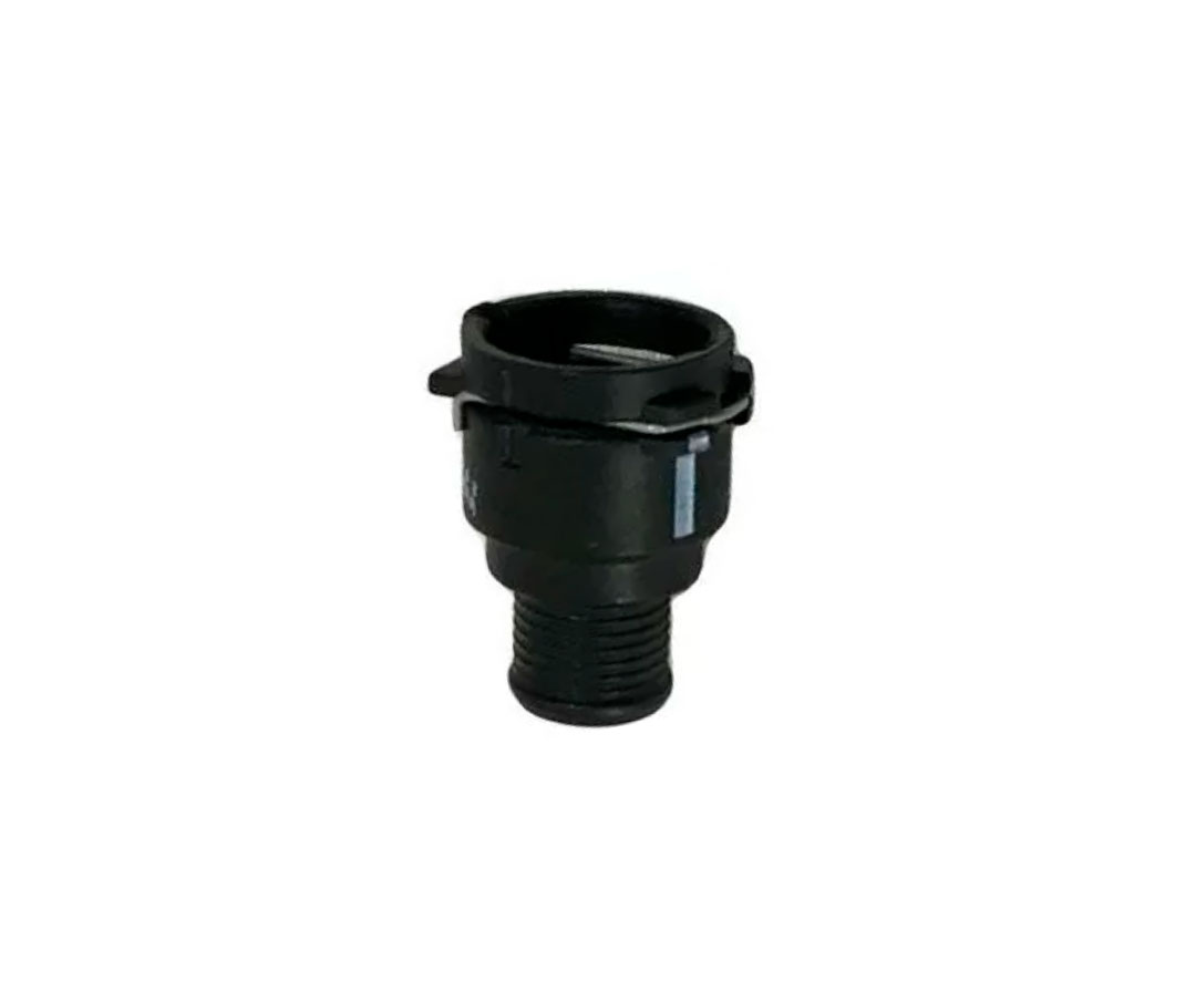 Conector de caño de salida de calefacción
