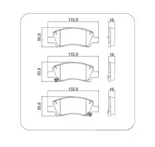 PASTILLAS DEL HYUNDAI HB20 1.0 20-23