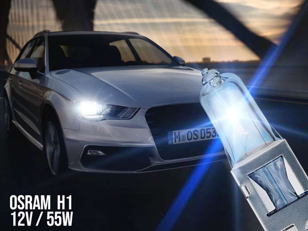 Lámpara halógena H1 12V 55W