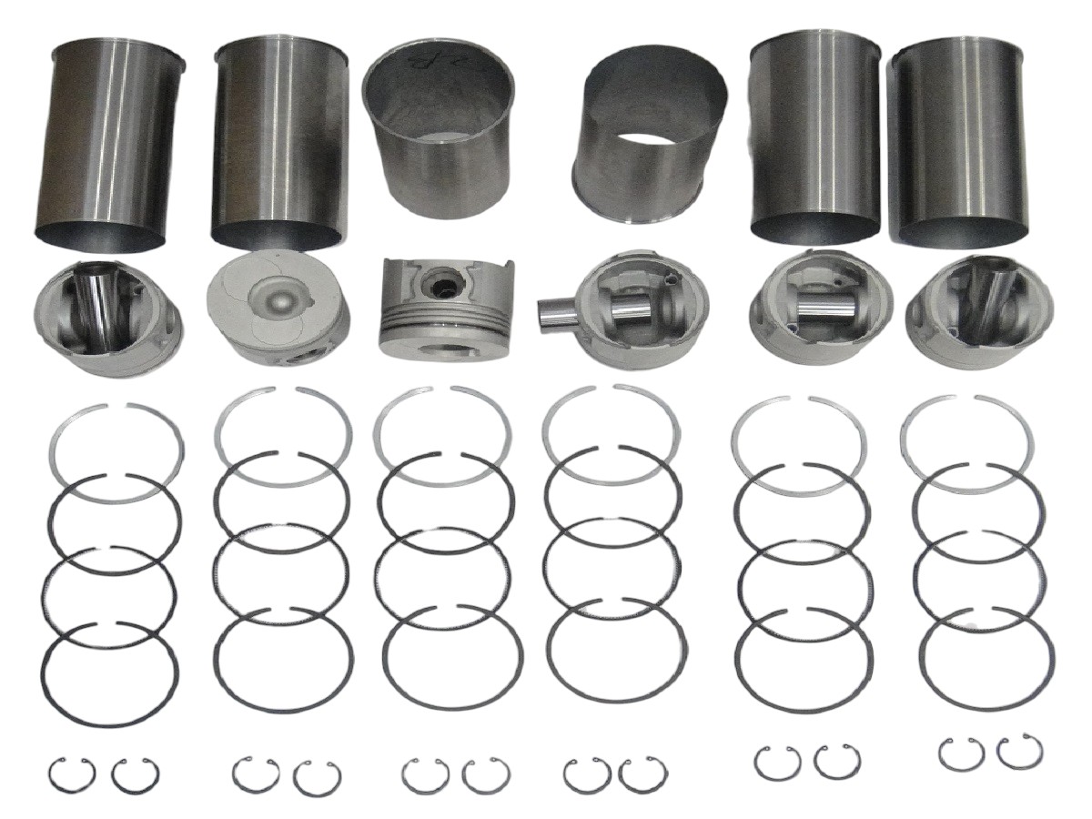 CAMISA/PISTON/PERNO/AROS ISUZU 6BG1T 4 AROS