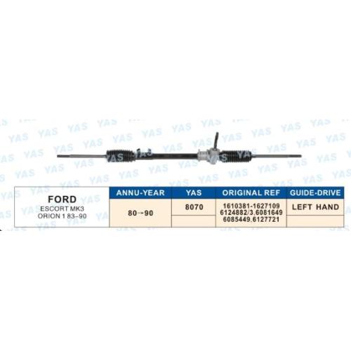 CREMALLERA MECANICA FORD ESCORT 82...91 1610381-1627109-6124882-6124883-6081649