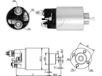 SOLENOIDE MITSUBISHI FI PALIO WEEKEND 12V