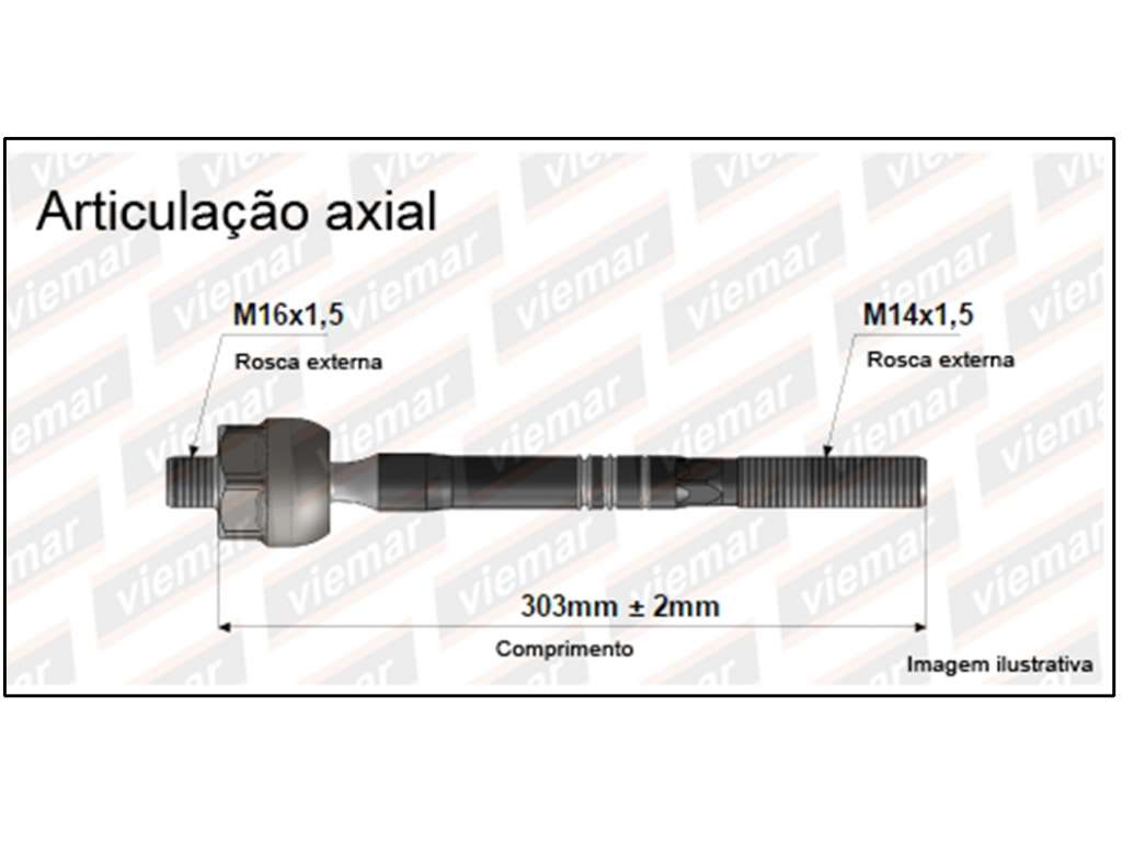 PUNTERO CREMALLERA MI SPACE WAGON 308MM