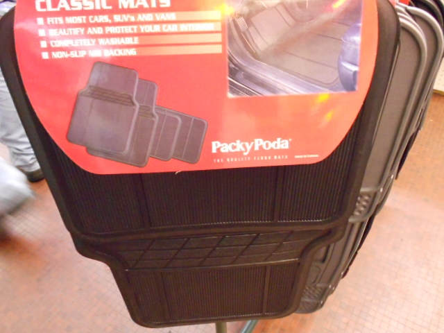 ALFOMBRA PACKY PODA 3861 NEGRA