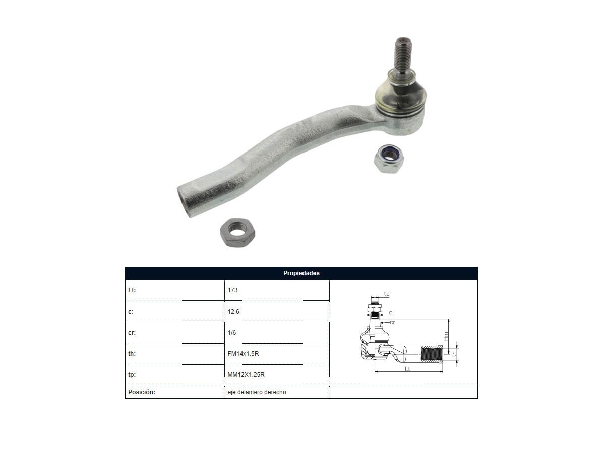 Puntero Geely 515, Toyota Yaris 06-25 Der