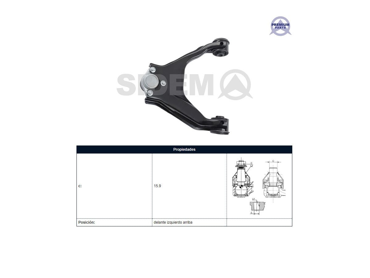 Parilla De Suspension Delantera Mitsubishi L200 07-14 Izq