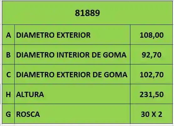 FILTRO ACEITE 30 x 2 IVECO (LF3977)