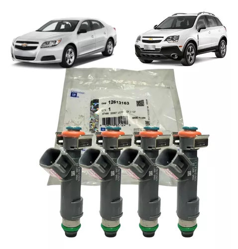 04 Inyectores originales GM Captiva 2.4 4cil 2009 2010