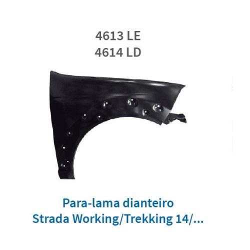 GUARDABARRO FIAT STRADA WORKING/TREKKING FASE 4 2014... DEL.DER. NO ORIG  F0210030