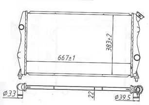 RADIADOR GM S10 2.2 N 95