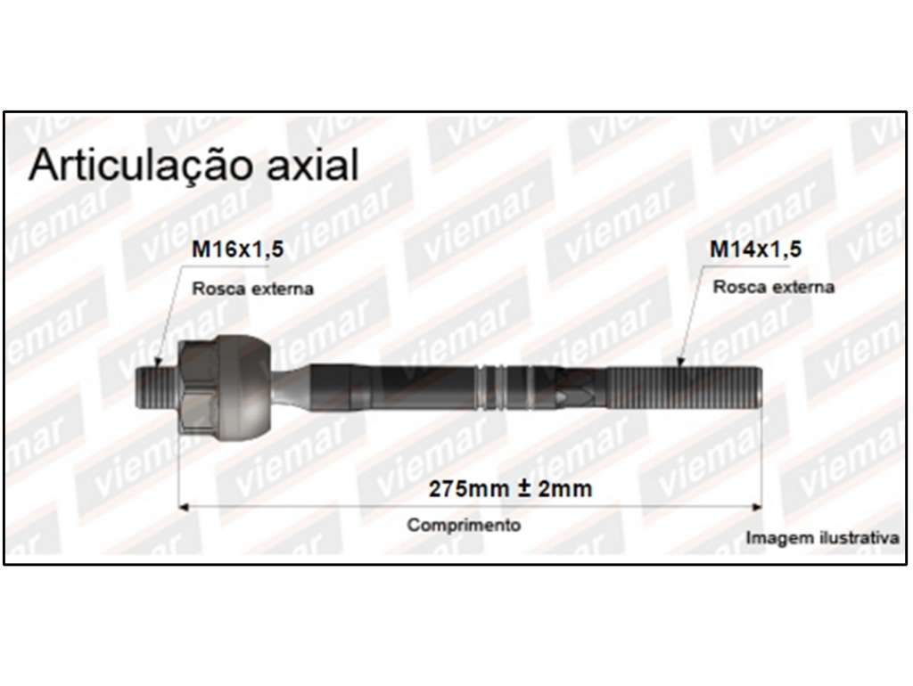 PUNTERO CREMALLERA GM AGILE/BYD F3/ZOTYE