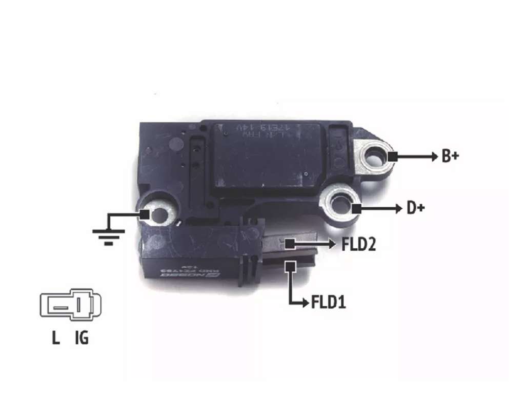 REGULADOR ALTERNADOR DELCO CHERY QQ/FACE 1.1 16V