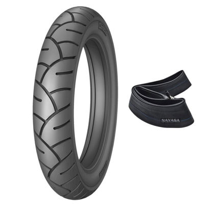 Cubierta Moto 300-18 c/cámara Nayasa EY029