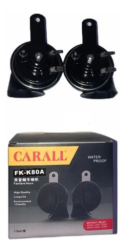 Bocinas Doble Caracol Para Auto Carall