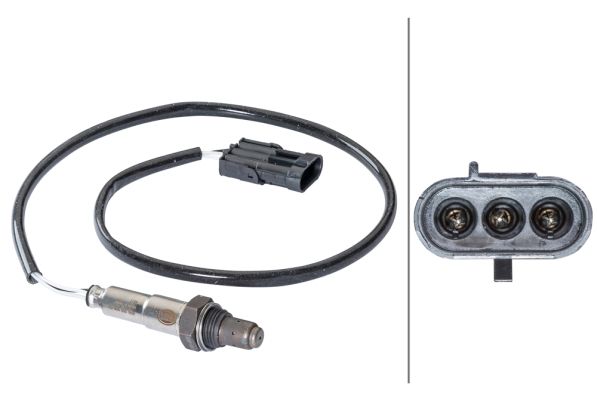 SONDA LAMBDA 3 CABLES RENAULT CLIO II/KANGOO FICHA ORIGINAL LARGO 770 mm [FAE]