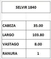 VALVULA ADM DATSUN 100A-120Y-1200 (A10-12) EVERPHO