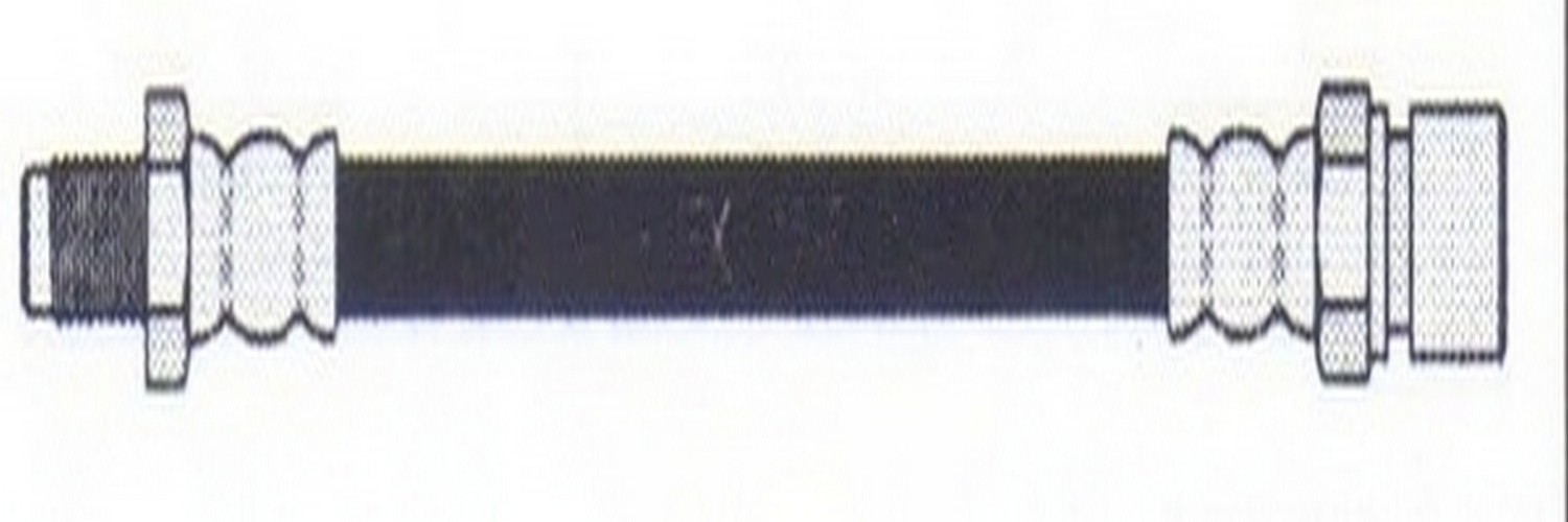 Manguera de freno flexible delantera