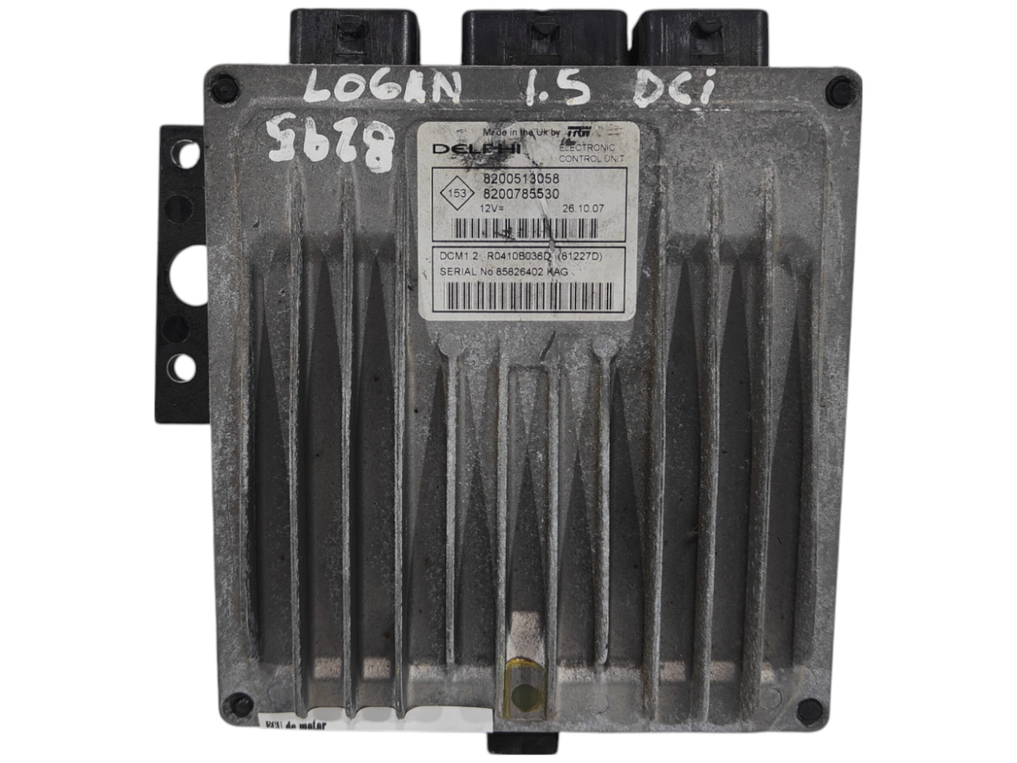 ECU de motor Renault Logan 1.5 dci 86CV , Ref: 8295-K3B11