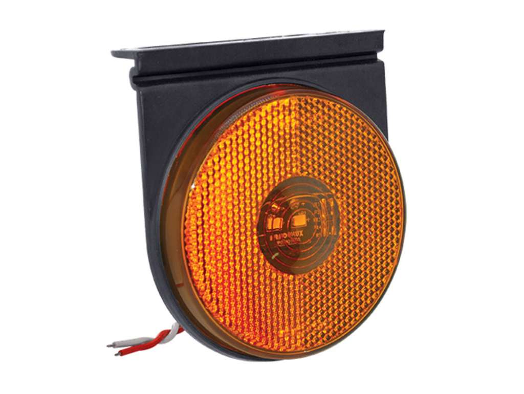 FARO LATERAL UNIV. C/SOP AMBAR 12/24V LED