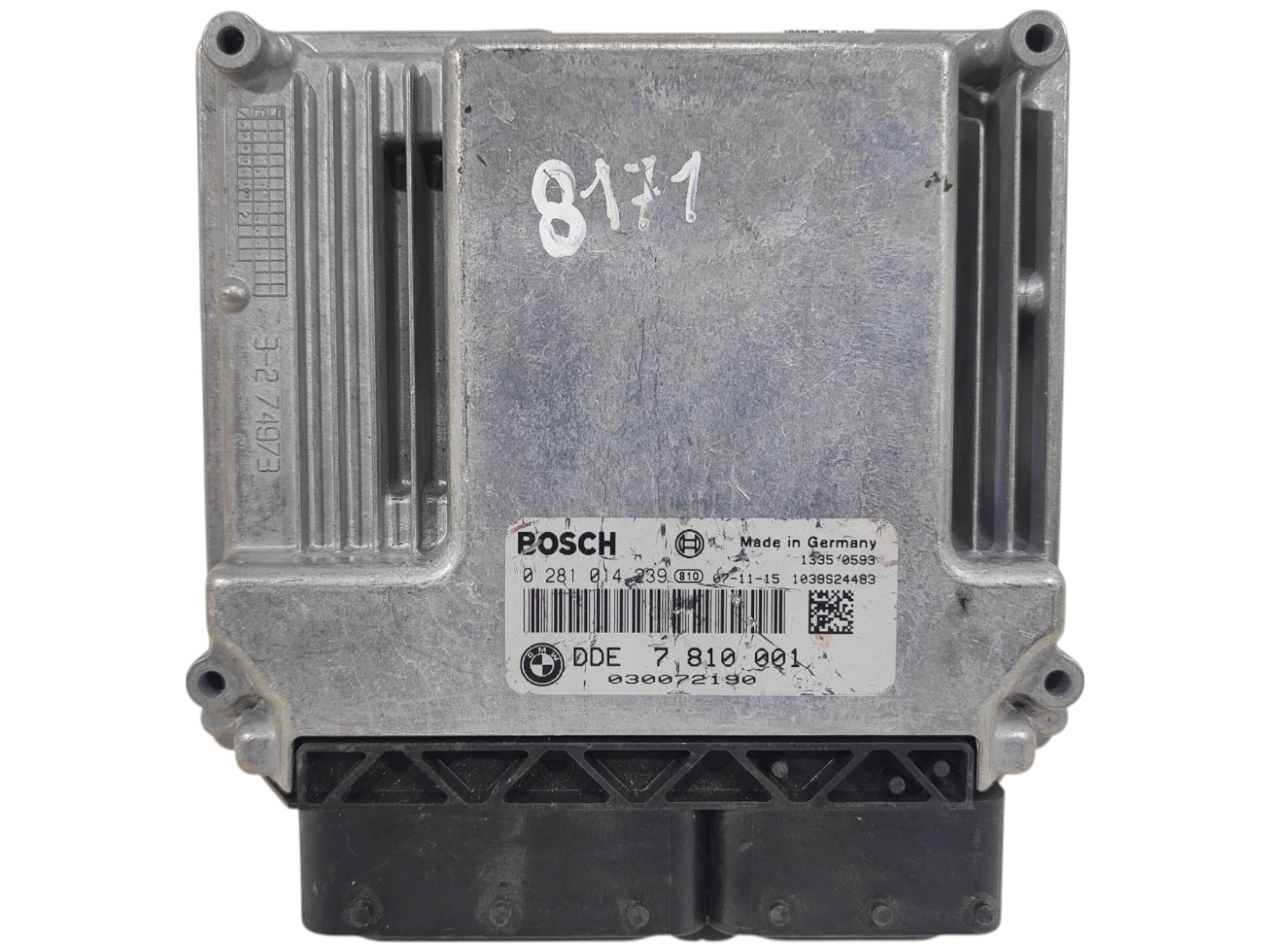 ECU de motor BMW E87 118D 143CV 2007, Ref: 8171-K3C6