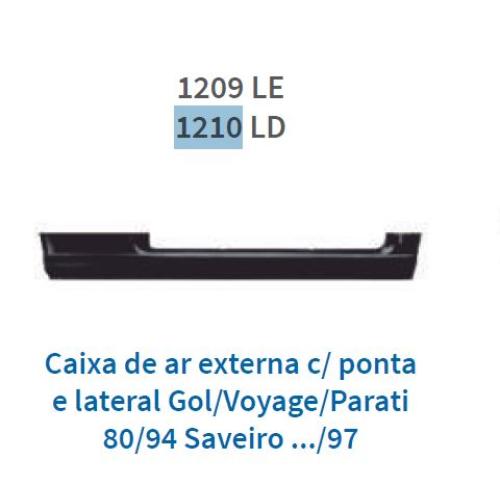 ZOCALO VW DER. GOL AMAZON 2 PTAS. 80...94 CENTAURO 99102 - PR1210