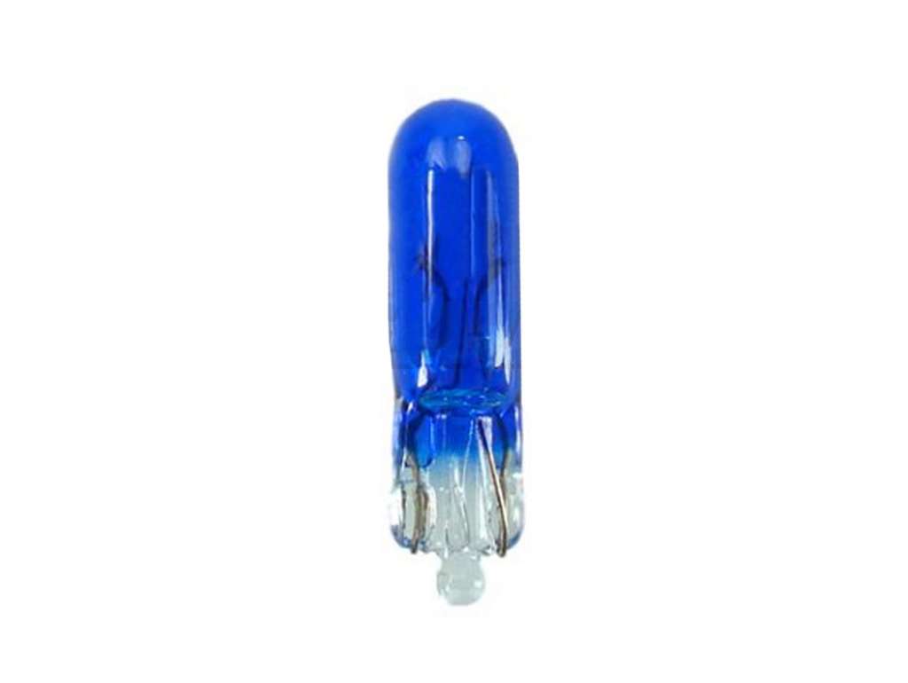 LAMPARA 12V. 1.2W C/IMPRESO AZUL JGO