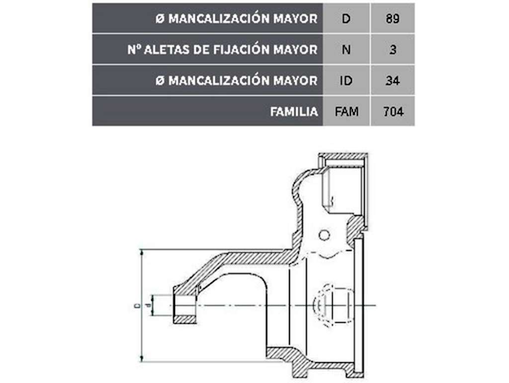 TROMPA ARRANQUE BOSCH FKB VOLVO-SCANIA DE
