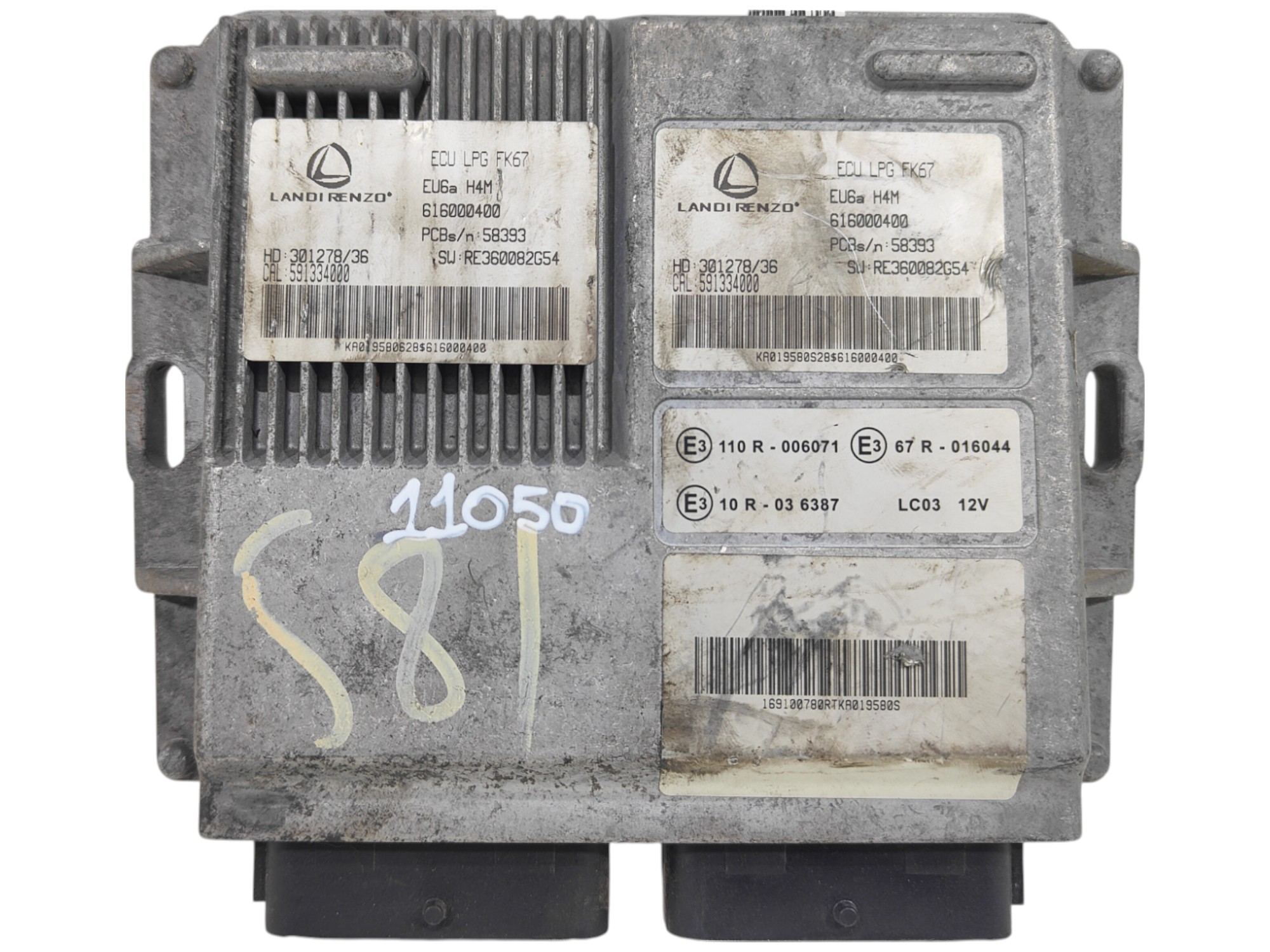 ECU de motor NISSAN – Renault DUSTER 1.6 motor H4M 1.6 LPG 2018, Ref: 11050-K3C10