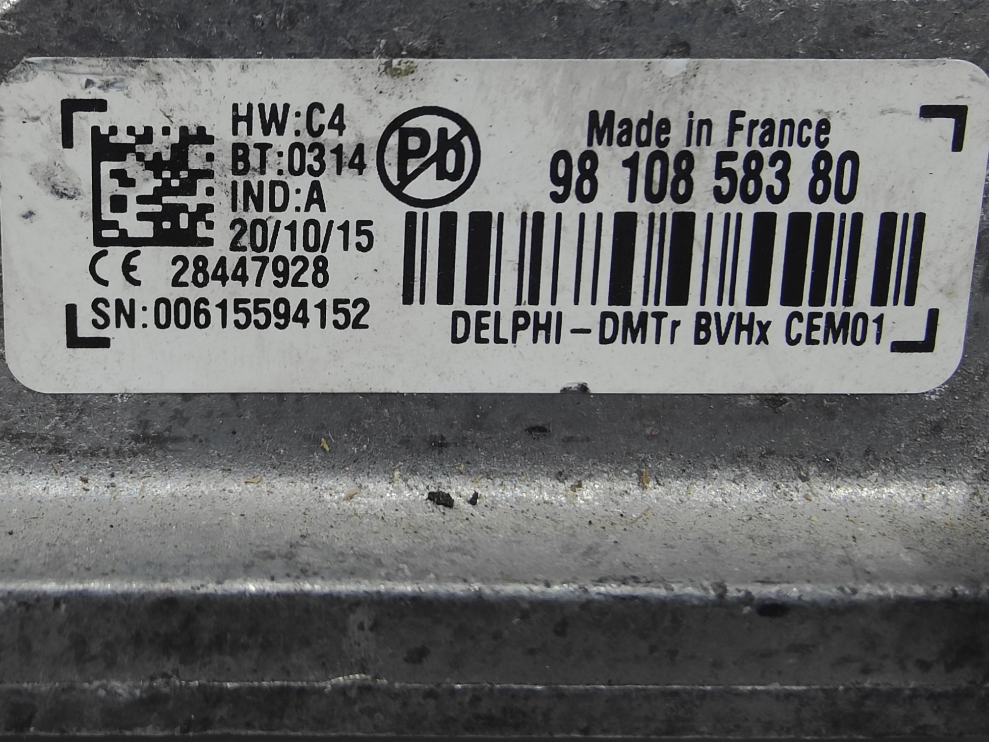 Controlador START/STOP Peugeot Citroen 28447928 2015, Ref: 8284-K3C9