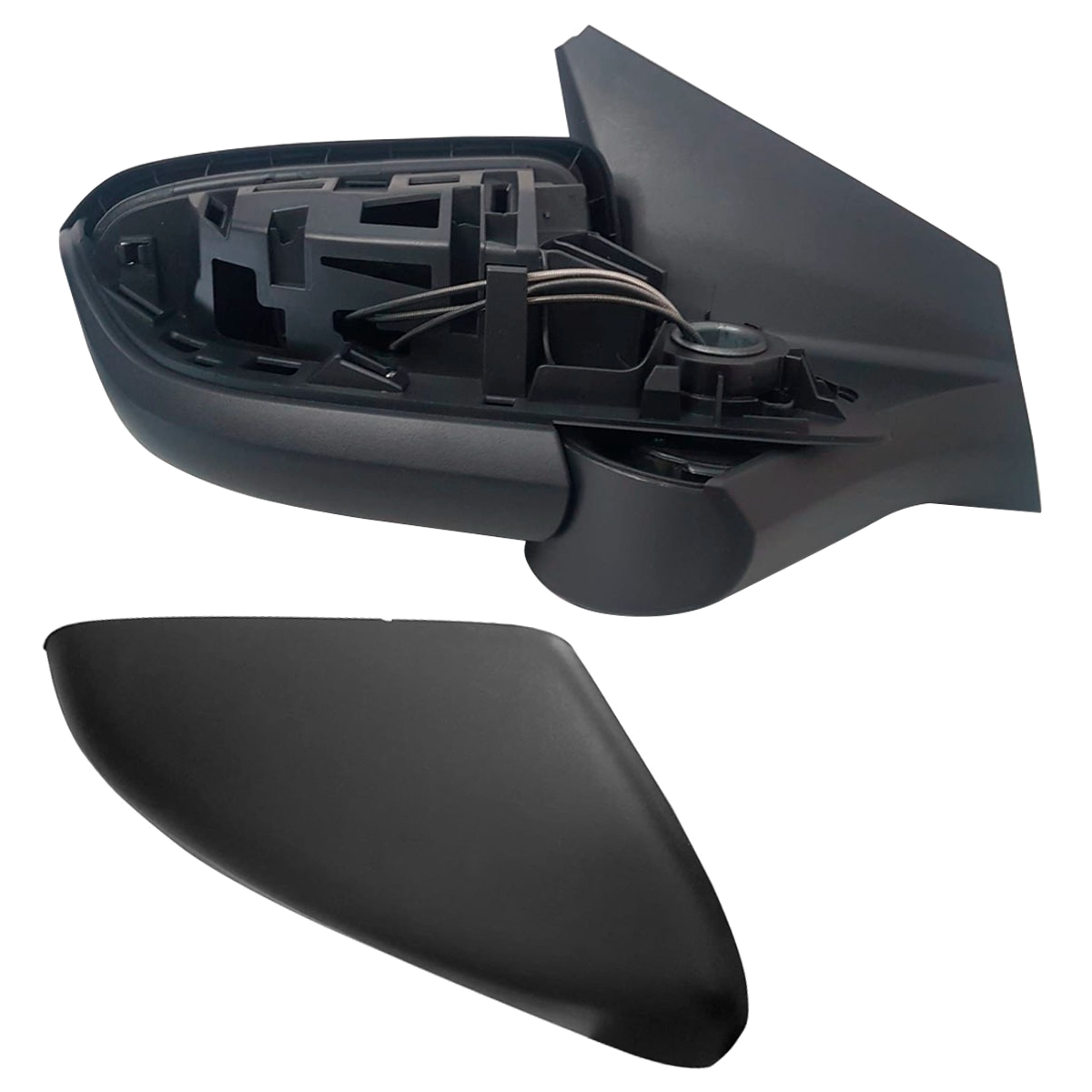 Espejo retrovisor exterior con control
