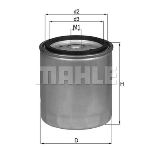 FILTRO GAS OIL VW 7100 8100 MWM4.1 13150 17210 23210 MWM6.10 MAHLE P10607 VWK1124 PSC491