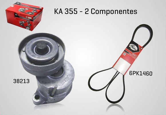 KIT CORREA AUXILIAR Y TENSOR CHEVROLET CORSA/CELTA 1.4