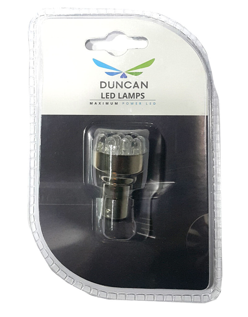 LAMPARA - P21/5W BAY15D PATA DESP.LED FLASH AMBAR BLISTER X1 DUNCAN