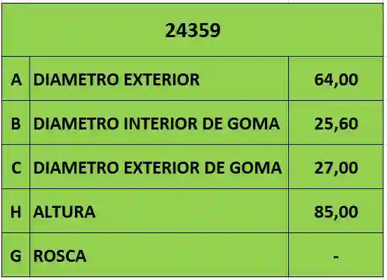 FILTRO ACEITE (CARTUCHO) FORD (CH9657)