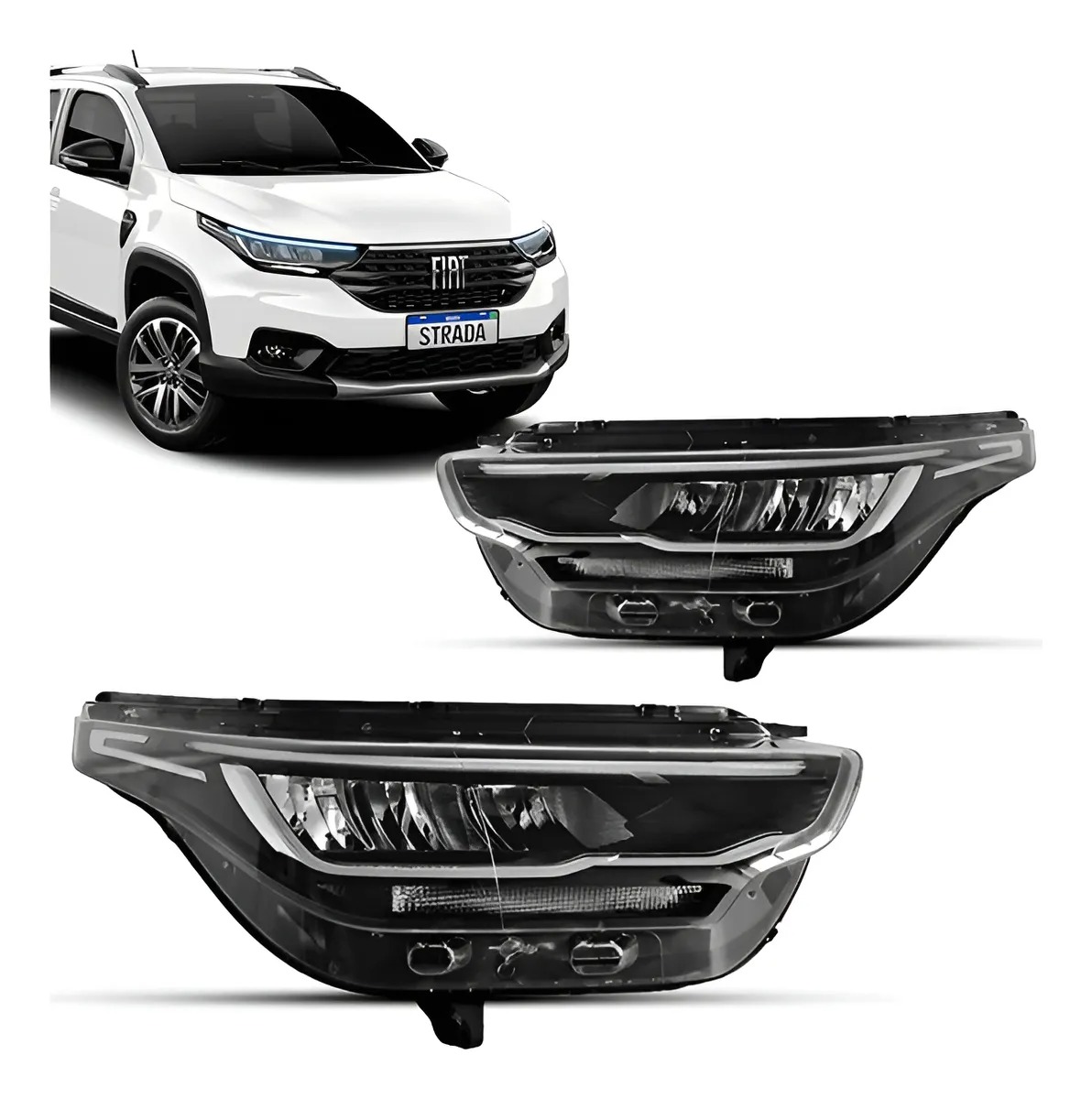 Farol delantero strada Full Led 2020, 2021, 2022, 2023 a 2025