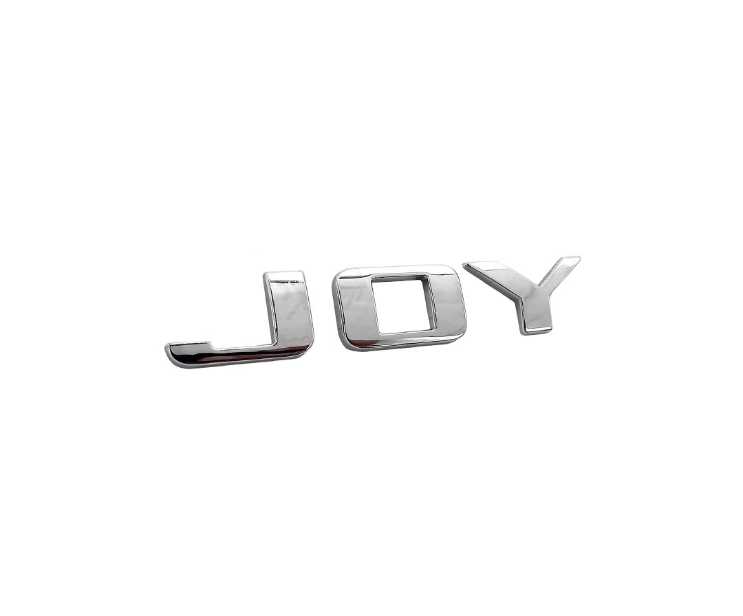 EMBLEMA JOY CROMADO