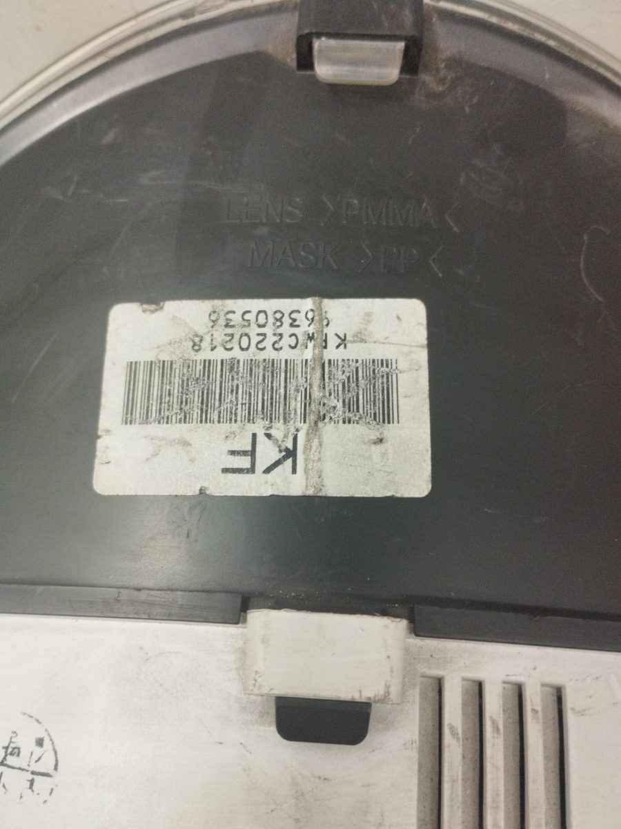 Tablero de Instrumentos Daewoo Matiz 1997-2004 City 0.8L 38kW 96380536