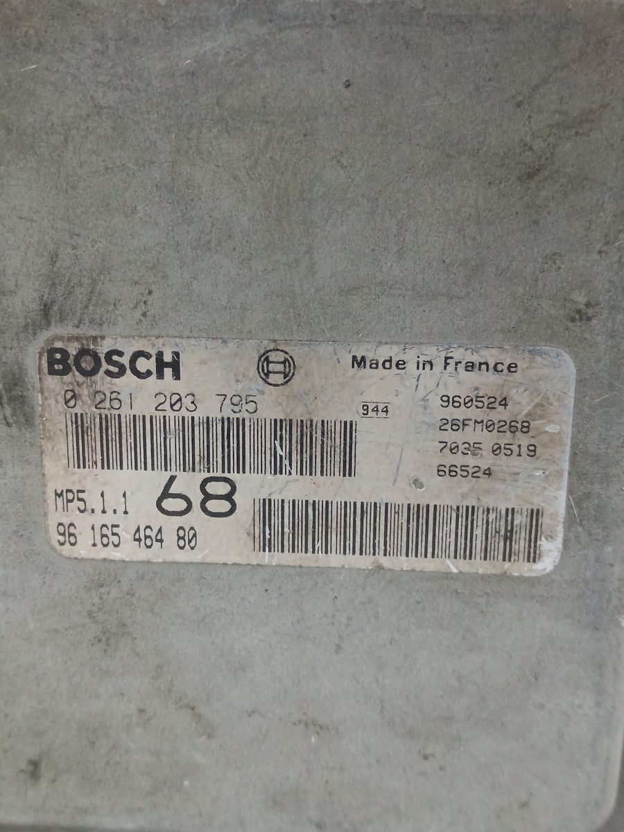 Centralita Motor Uce Peugeot 406 Break (S1/S2) 1997-2005 SR 1.8L 81kW 0261203795